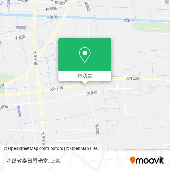 基督教泰日恩光堂地图
