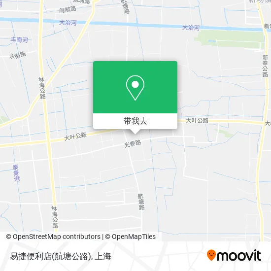 易捷便利店(航塘公路)地图