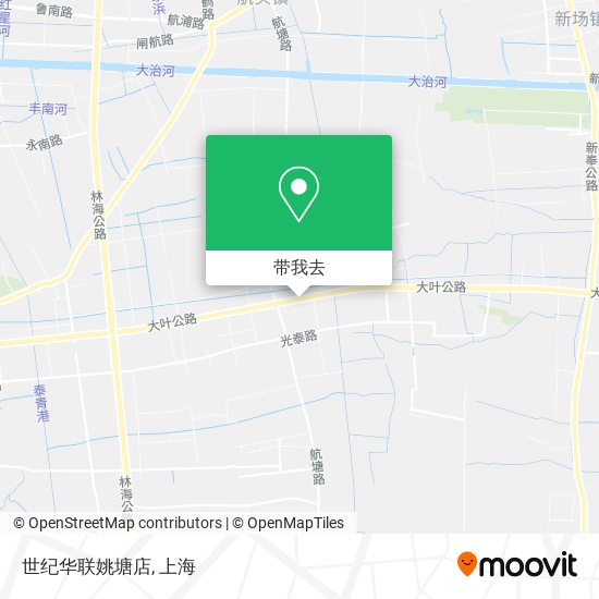 世纪华联姚塘店地图