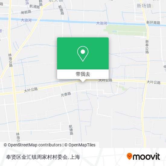 奉贤区金汇镇周家村村委会地图
