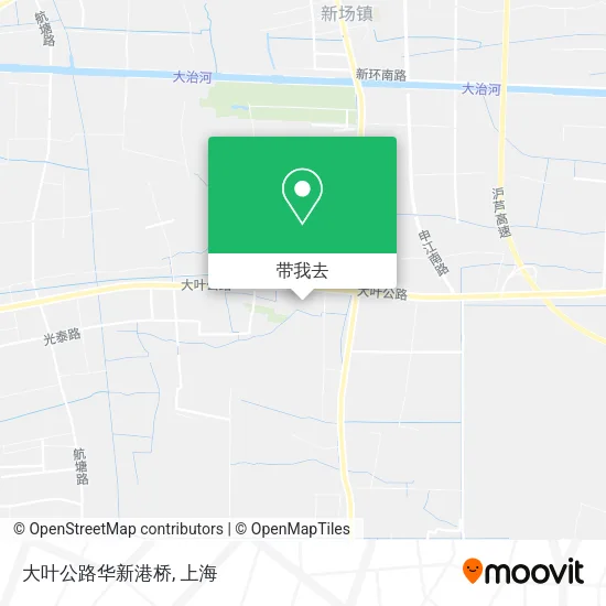 大叶公路华新港桥地图