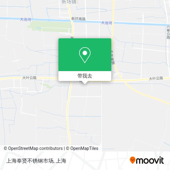 上海奉贤不锈钢市场地图