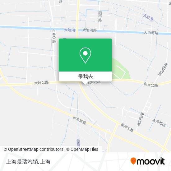 上海景瑞汽销地图