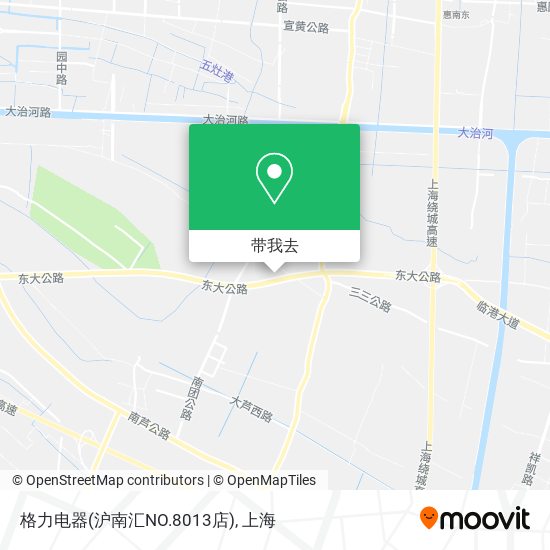 格力电器(沪南汇NO.8013店)地图