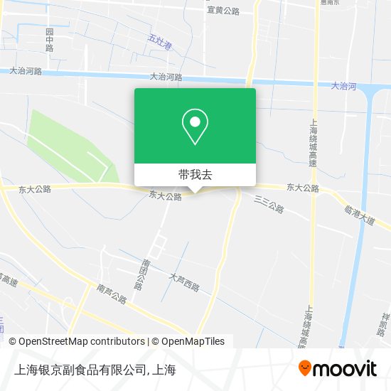 上海银京副食品有限公司地图