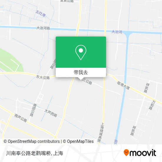 川南奉公路老鹳嘴桥地图