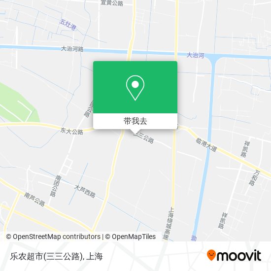 乐农超市(三三公路)地图