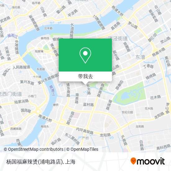 杨国福麻辣烫(浦电路店)地图