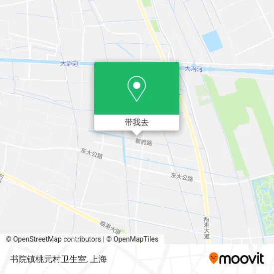 书院镇桃元村卫生室地图
