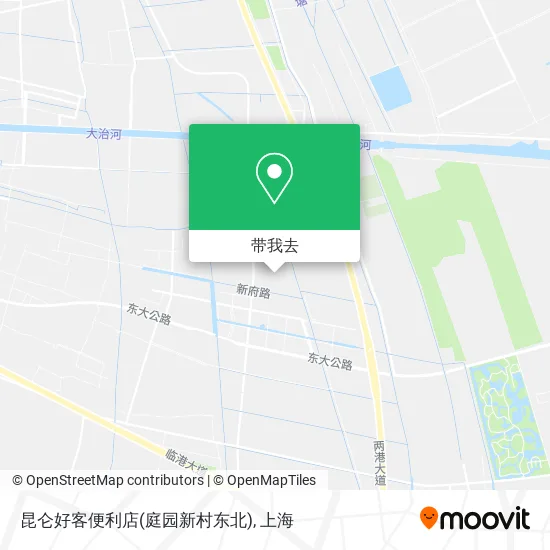 昆仑好客便利店(庭园新村东北)地图