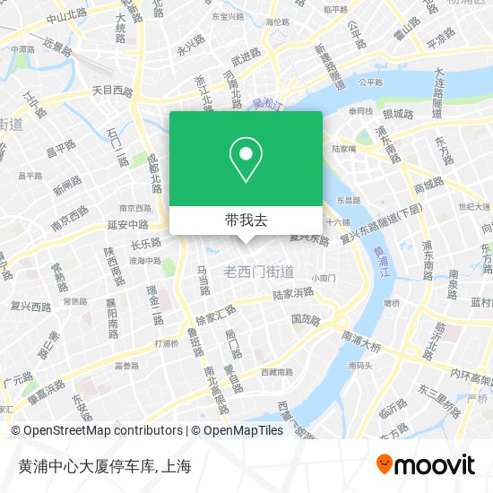 黄浦中心大厦停车库地图