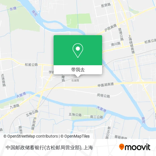 中国邮政储蓄银行(古松邮局营业部)地图