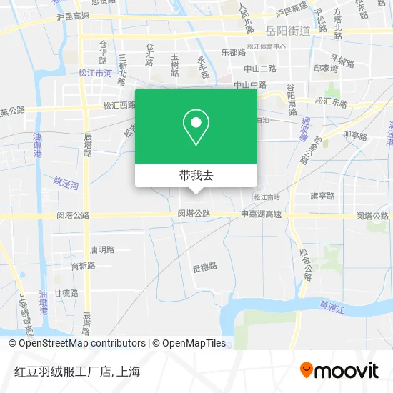 红豆羽绒服工厂店地图