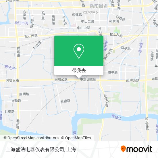 上海盛法电器仪表有限公司地图