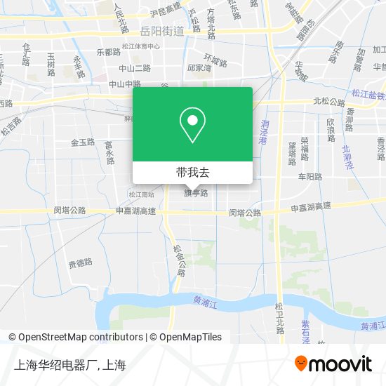 上海华绍电器厂地图