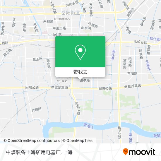 中煤装备上海矿用电器厂地图