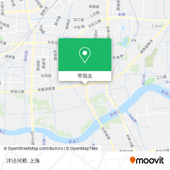 洋泾河桥地图