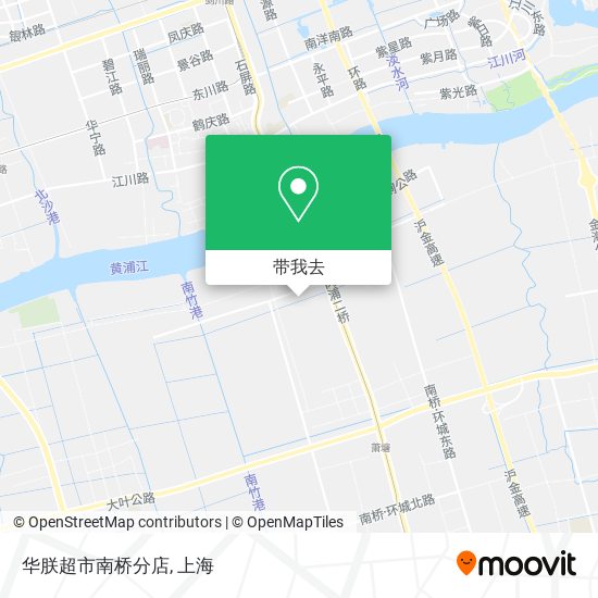 华朕超市南桥分店地图