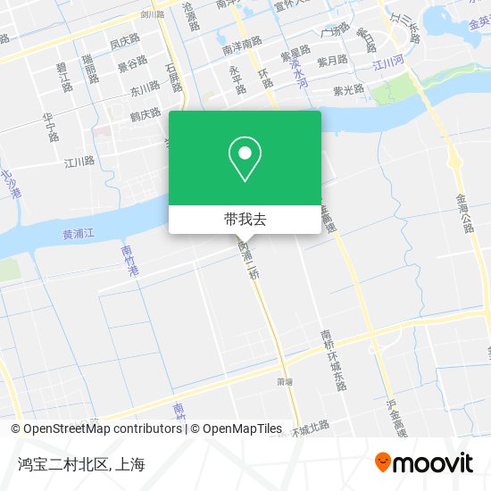 鸿宝二村北区地图