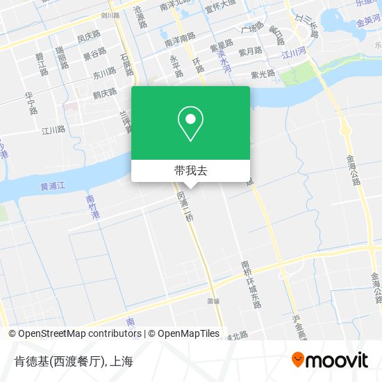 肯德基(西渡餐厅)地图