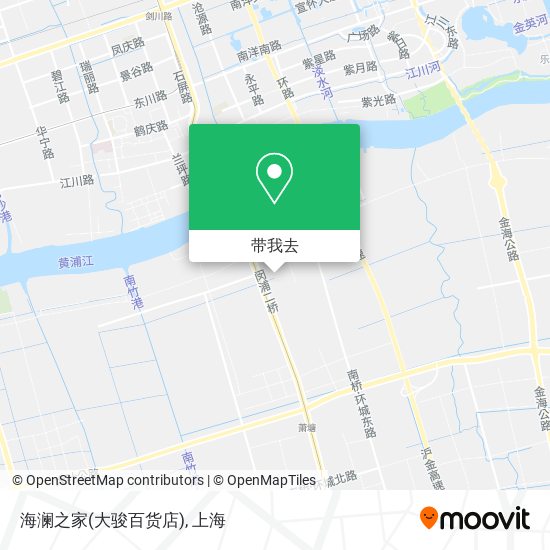 海澜之家(大骏百货店)地图