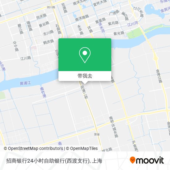 招商银行24小时自助银行(西渡支行)地图
