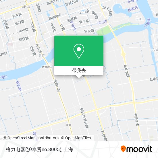 格力电器(沪奉贤no.8005)地图