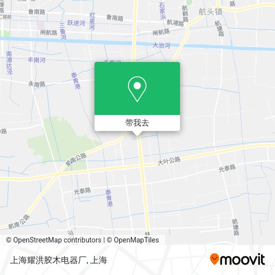 上海耀洪胶木电器厂地图