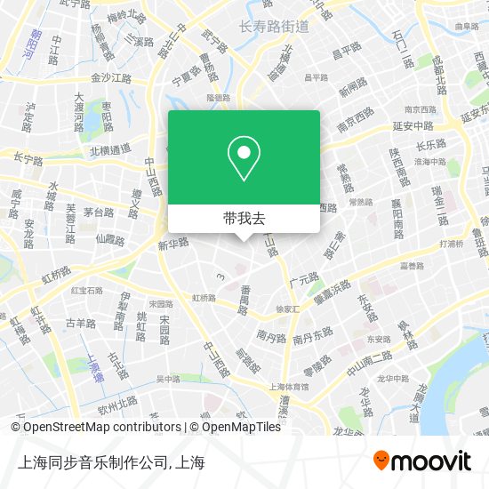 上海同步音乐制作公司地图