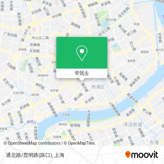 通北路/昆明路(路口)地图