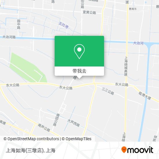 上海如海(三墩店)地图