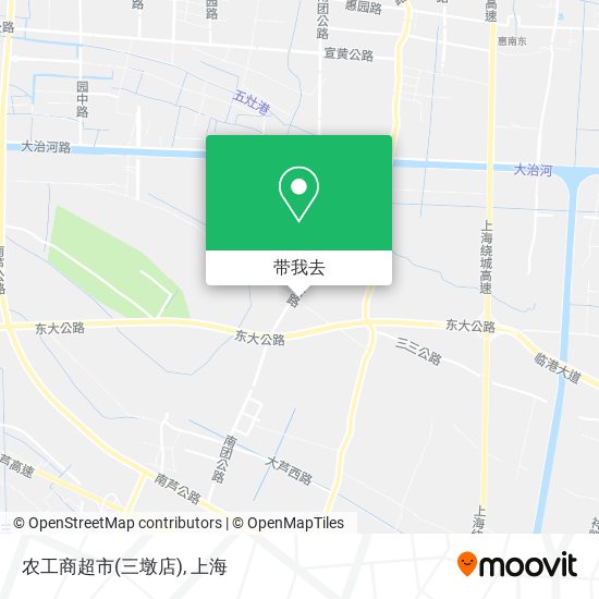 农工商超市(三墩店)地图