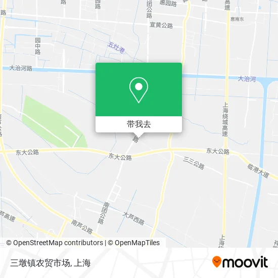 三墩镇农贸市场地图