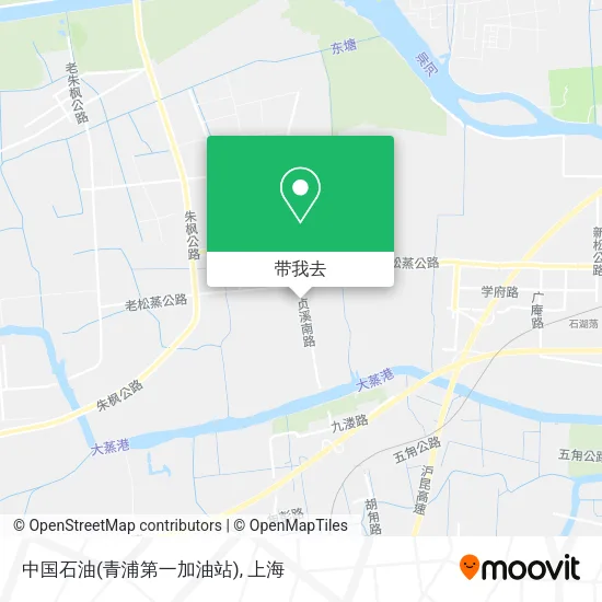中国石油(青浦第一加油站)地图