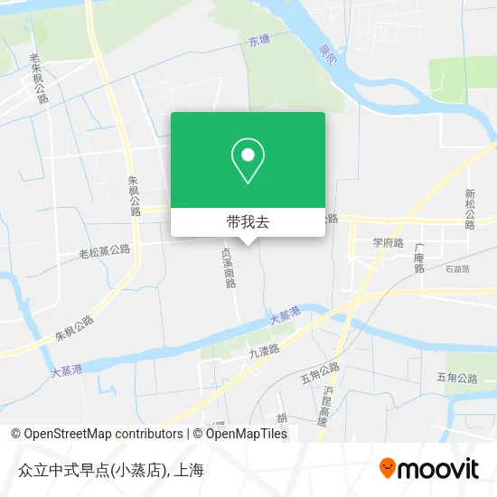 众立中式早点(小蒸店)地图