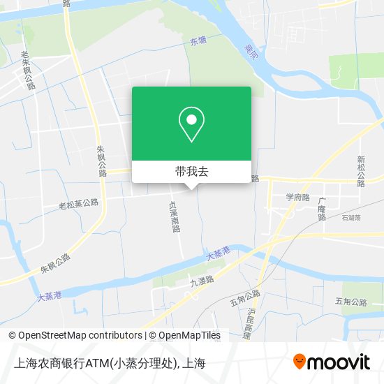 上海农商银行ATM(小蒸分理处)地图