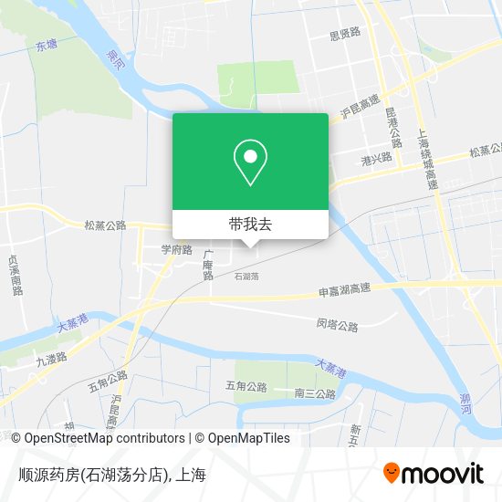 顺源药房(石湖荡分店)地图