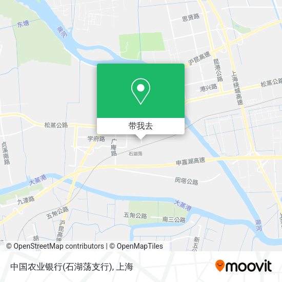 中国农业银行(石湖荡支行)地图