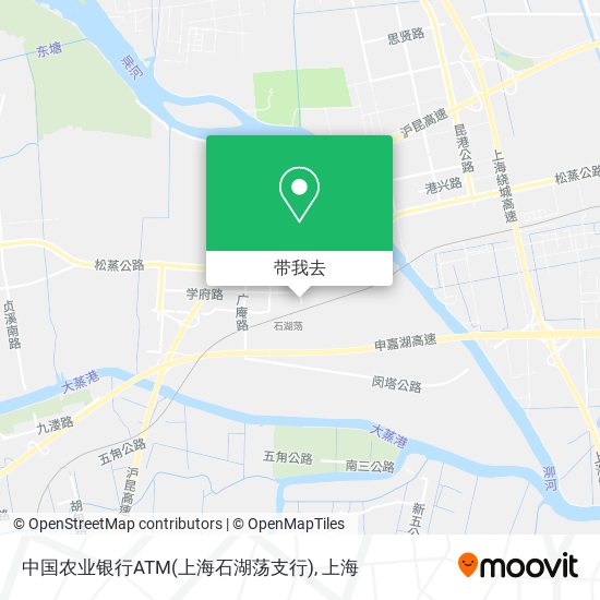 中国农业银行ATM(上海石湖荡支行)地图