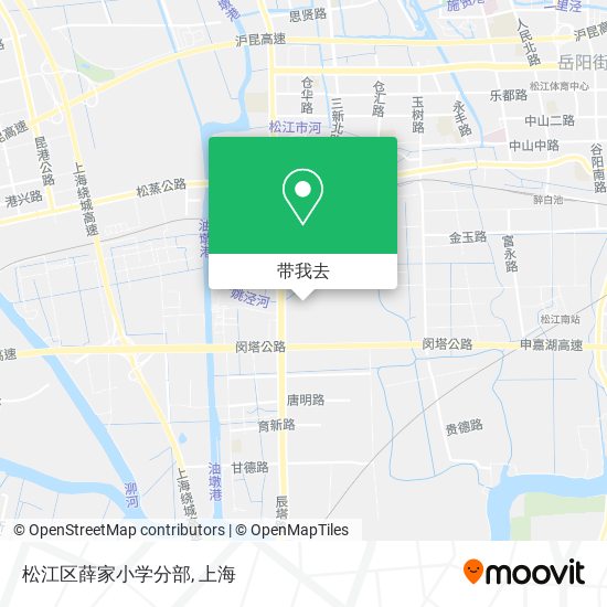 松江区薛家小学分部地图