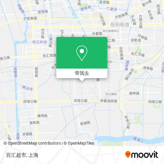 百汇超市地图