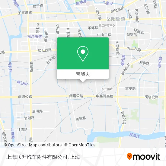 上海联升汽车附件有限公司地图