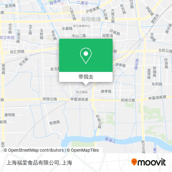 上海福棠食品有限公司地图