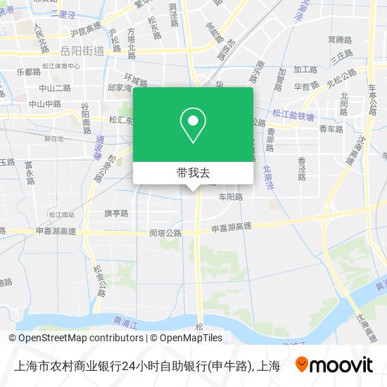 上海市农村商业银行24小时自助银行(申牛路)地图