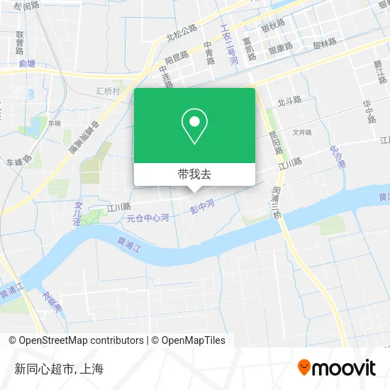 新同心超市地图