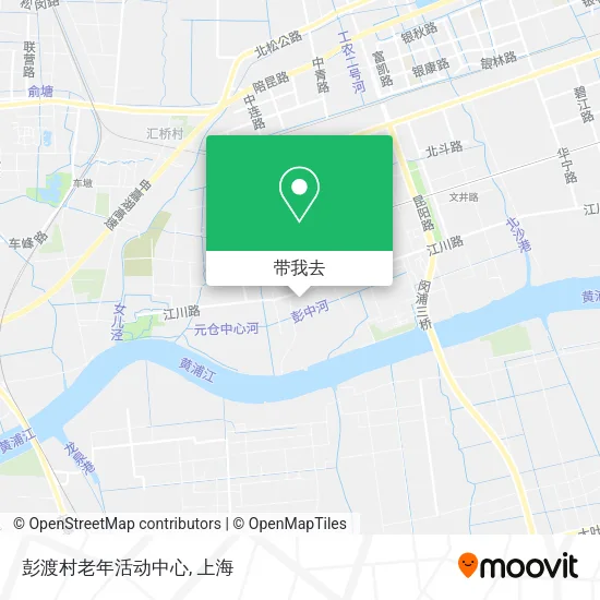 彭渡村老年活动中心地图