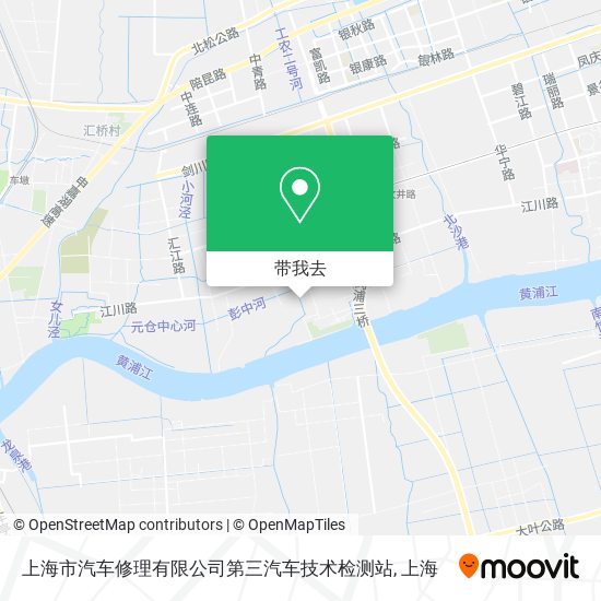 上海市汽车修理有限公司第三汽车技术检测站地图