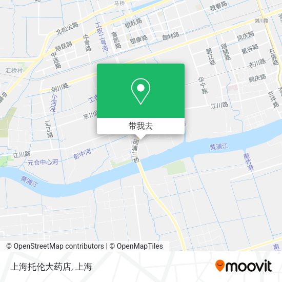 上海托伦大药店地图