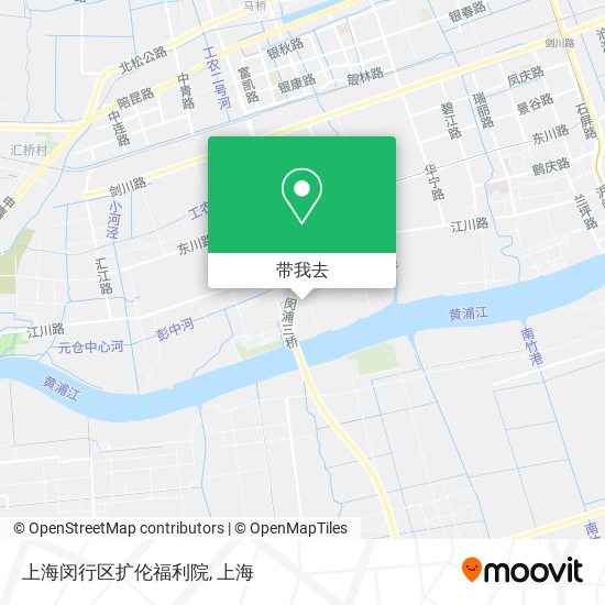 上海闵行区扩伦福利院地图