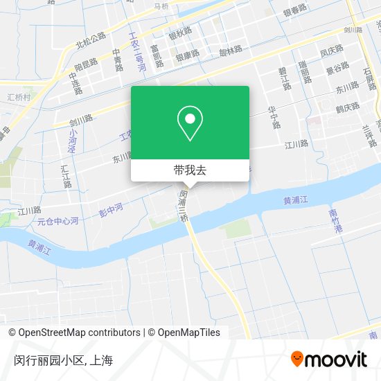 闵行丽园小区地图